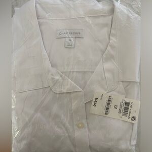 Charter Club Women’s Long-sleeve Button-down Shirt